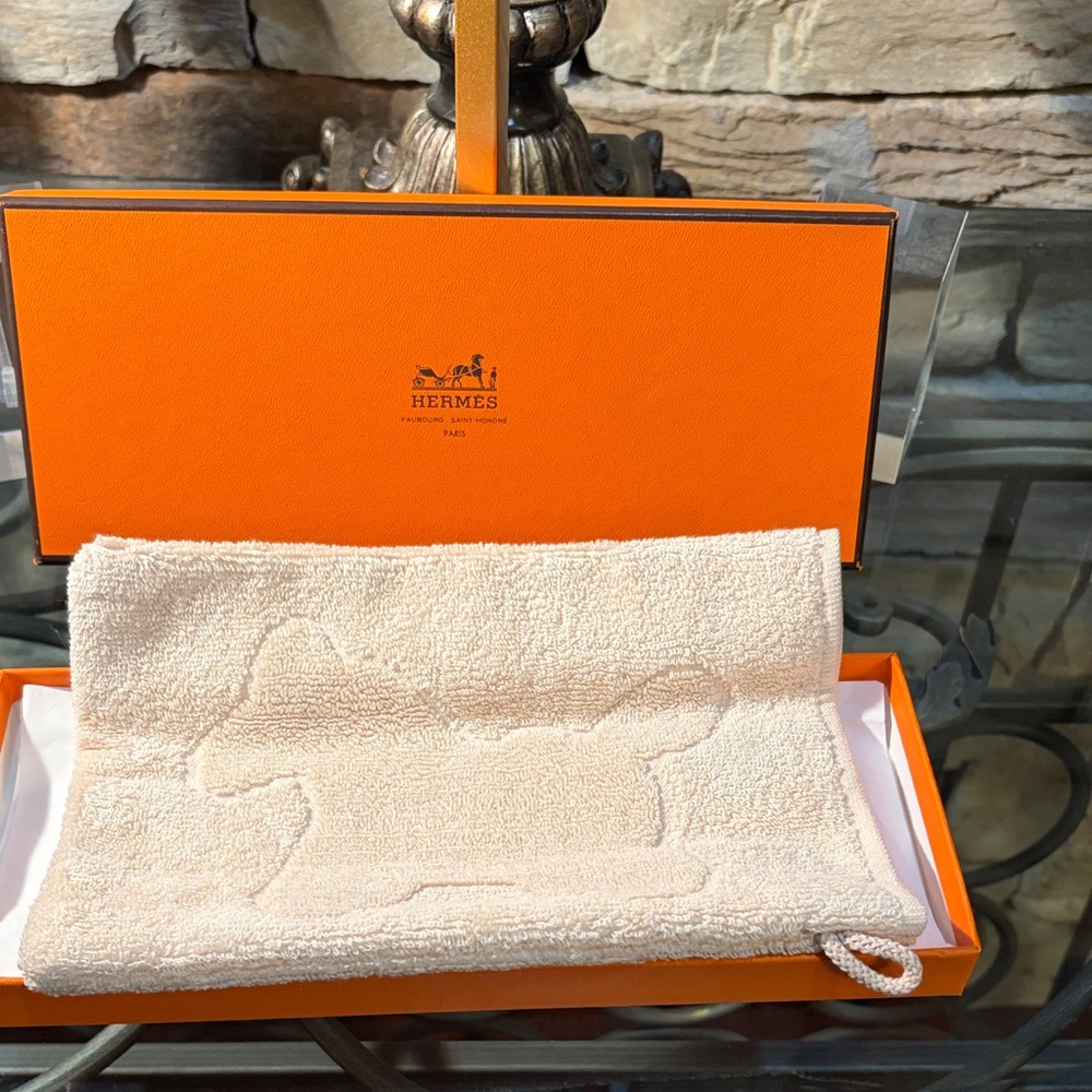 Hermès baby Hand Towel with Box